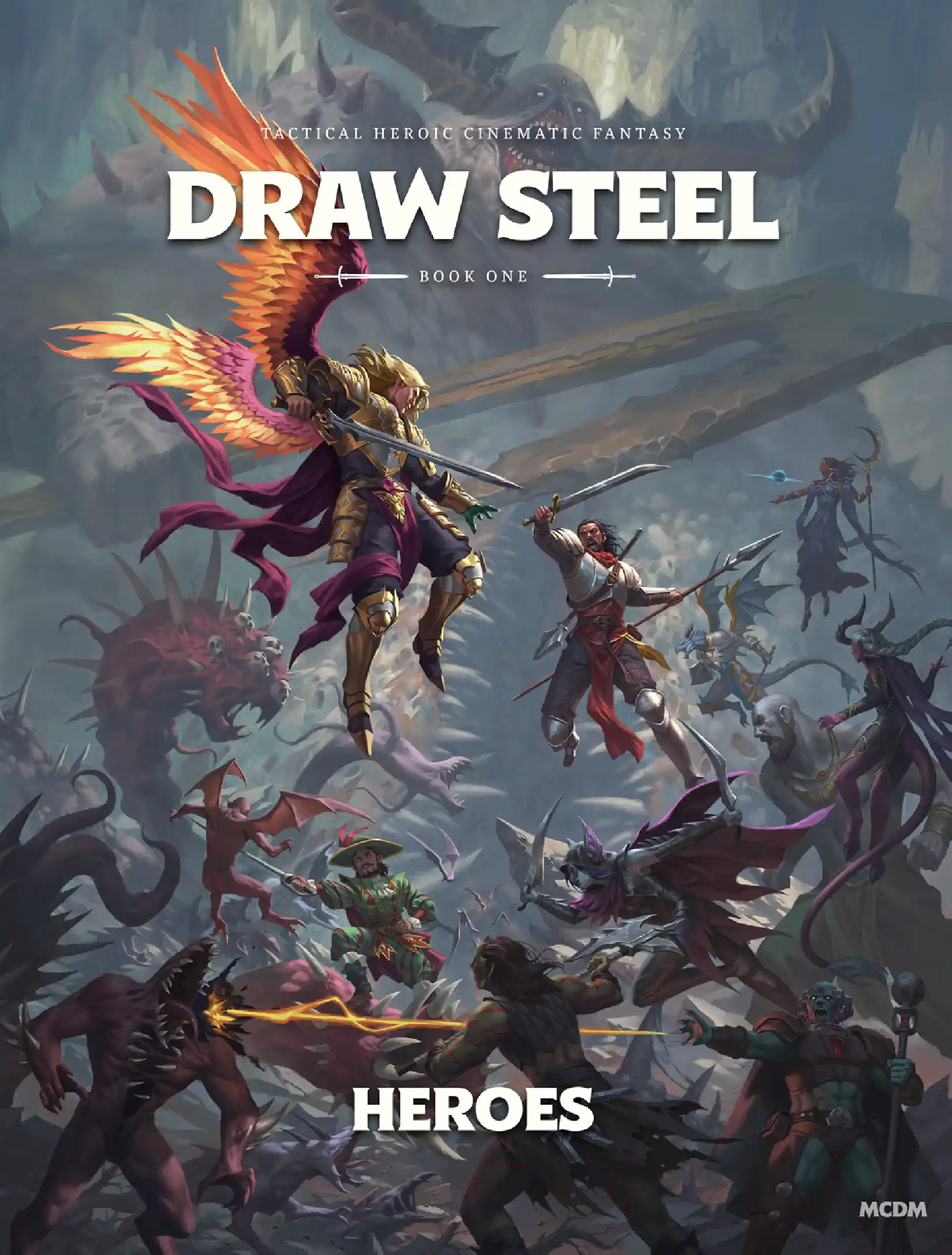 The Cover of Draw Steel: Heroes