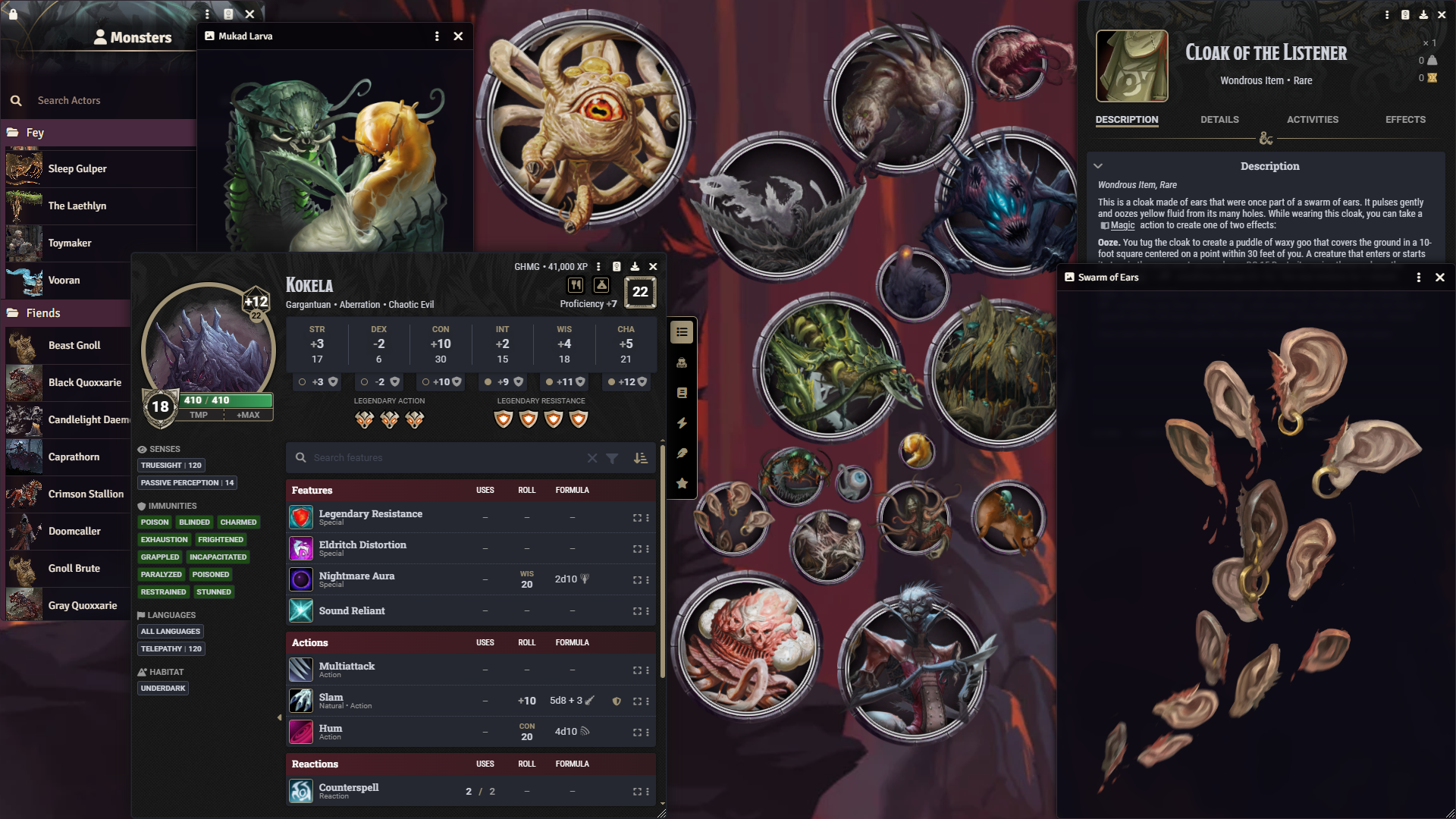 Bestiary Showcase